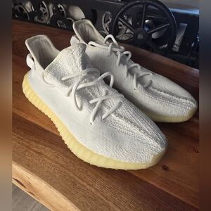 Adidas Yeezy Boost 350 V2 in the "Cream White" or "Triple White" Size 10